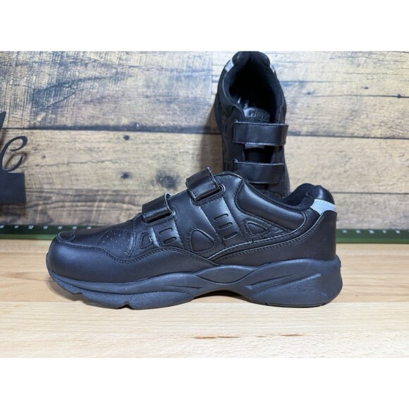 Propet Men’s Stability Walker Black Sneakers Athletic Shoes M2035 Size 9.5 5e XX - Picture 4 of 10